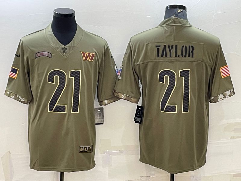 Men Washington Redskins 21 Taylor Green 2022 Vapor Untouchable Limited Nike NFL Jersey